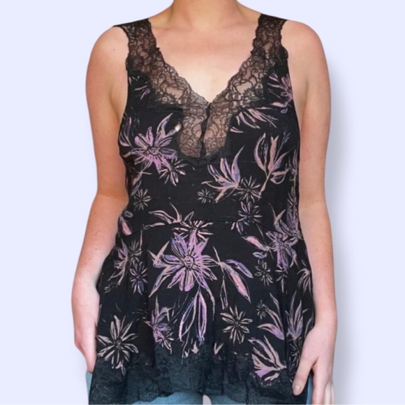 Free People Saturn Cutout Tunic Tank Top - Picture 2 of 7